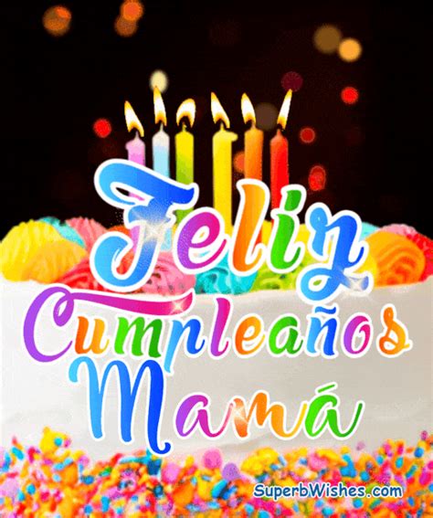 feliz cumple mama gif|feliz cumple gif animado.